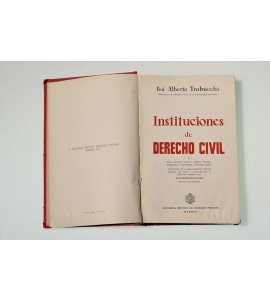 Instituciones de derecho civil *