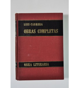 Obras completas de Luis Cabrera