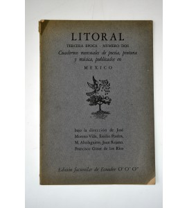Litoral. Tercera época - Número dos. Cuadernos mensuales de poesía, pintura y música.