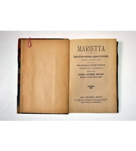 Marietta. Páginas de dos existencias y páginas de ultratumba.