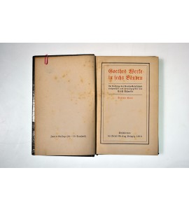 Goethes Werke in sechs Bänden,