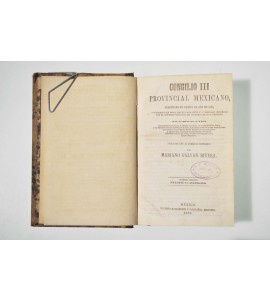 Concilio III Provincial Mexicano celebrado en México el año de 1585