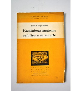 Vocabulario mexicano relativo a la muerte 