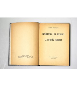 Introducción a la metafísica y la intuición filosófica 