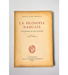 La filosofía náhuatl  estudiada en sus fuentes *