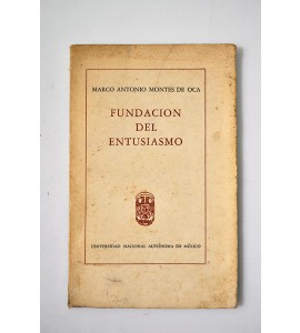Fundación del entusiasmo. Poemas 