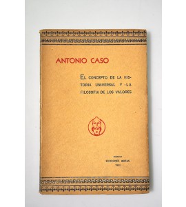 El concepto de a Historia Universal y la filosofía de los valores 