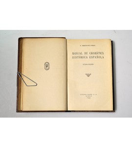 Manual de gramática histórica española.