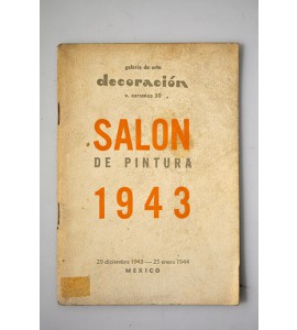 Salón de pintura 1943. Catálogo