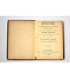 Impresiones y lenguaje de España en prosa y verso