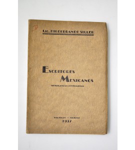 Escritores mexicanos (semblanzas literarias)