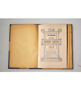 Calendario del más Antiguo Galván para el año bisiesto de 1924