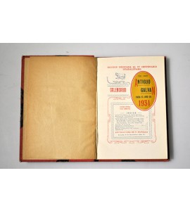 Calendario del más Antiguo Galván para el año de 1931