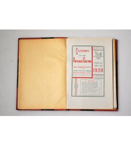 Calendario del más Antiguo Galván para el año de 1930