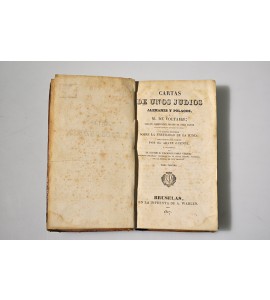 Cartas de unos judíos alemanes y polacos a M. de Voltaire.