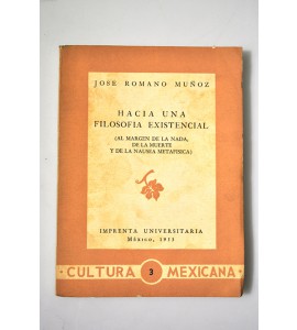 Hacia una filosofía existencial 