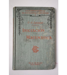 Iniciación matemática 