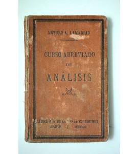Curso abreviado de análisis 