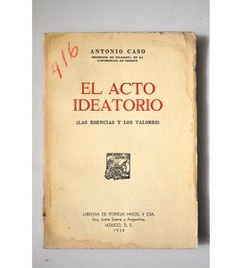 El acto ideatorio (las esencias y los valores)