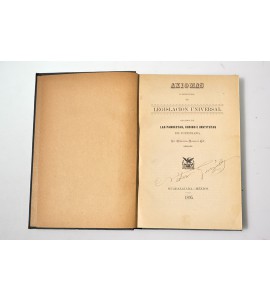 Axiomas o principios de legislación universal.