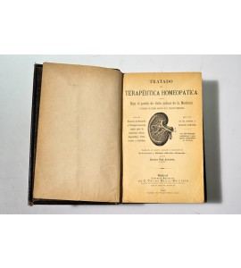 Tratado de terapéutica homeopática