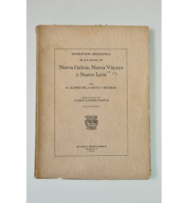 Descripción geográfica de los reinos de Nueva Galicia, Nueva Vizcaya y Nuevo León