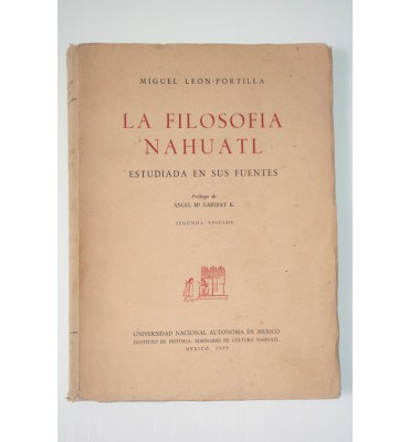La filosofía Náhuatl