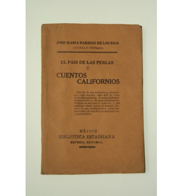 El país de las perlas y cuentos californios