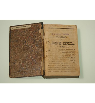 Biblioteca Campero Noticia de D. José M. Heredia