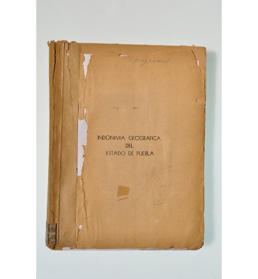 Indonimia geográfica del Estado de Puebla