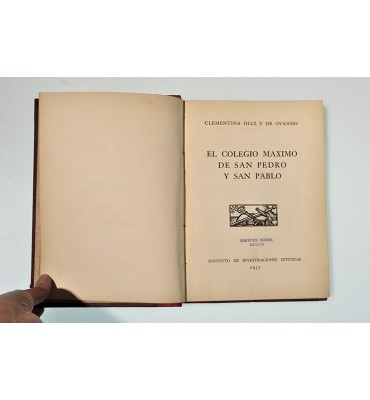 El Colegio Maximo de San Pedro y San Pablo *