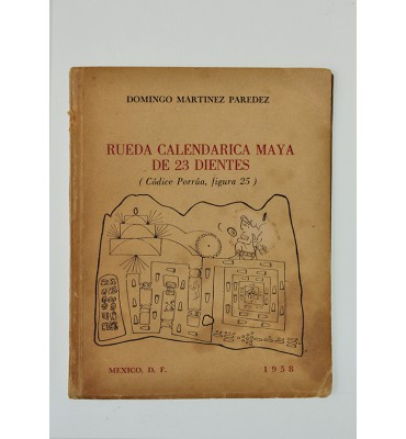 Rueda calendarica Maya de 23 dientes