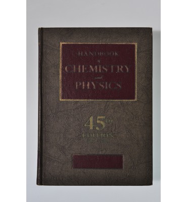 Handbook of Chemistry and Physics