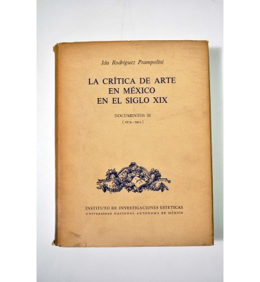 La crítica de arte en México en el siglo XIX