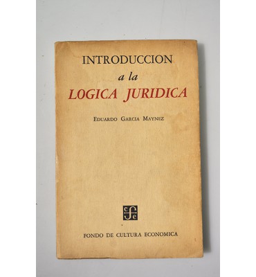 Introducción a la lógica jurídica