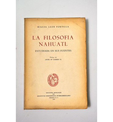 La filosofía náhuatl  estudiada en sus fuentes *