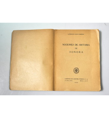 Nociones de historia de Sonora
