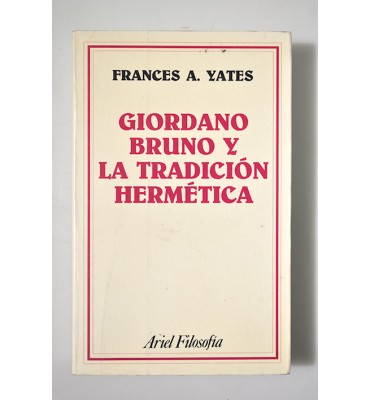 Giordano Bruno y la tradición hermética **