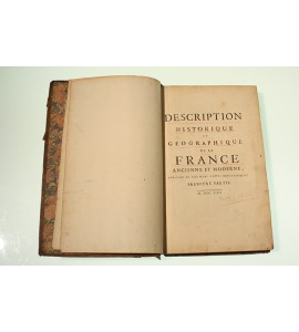 Description historique et geographique de la France