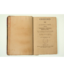 Colección de los decretos y ordenes del Soberano Congreso Mexicano