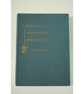 Bibliografía de arqueología y etnografía. 