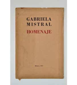 Gabriela Mistral. Homenaje