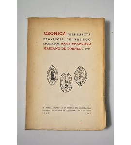 Crónica de la Sancta provincia de Xalisco 