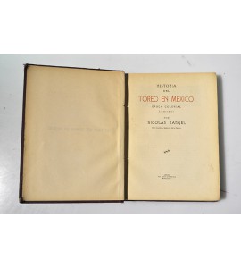Historia del toreo en México época colonial 1529 - 1821 **