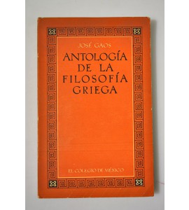 Antología de la Filosofía griega